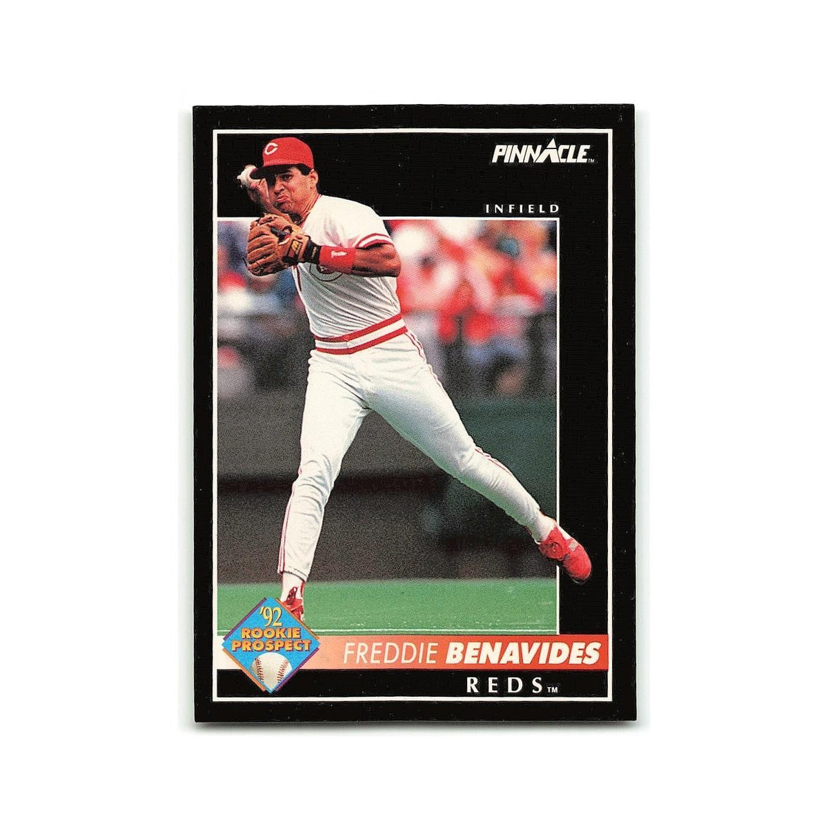 Freddie Benavides Rookie 1992 Pinnacle #278 Cincinnati Reds Baseball Card NM
