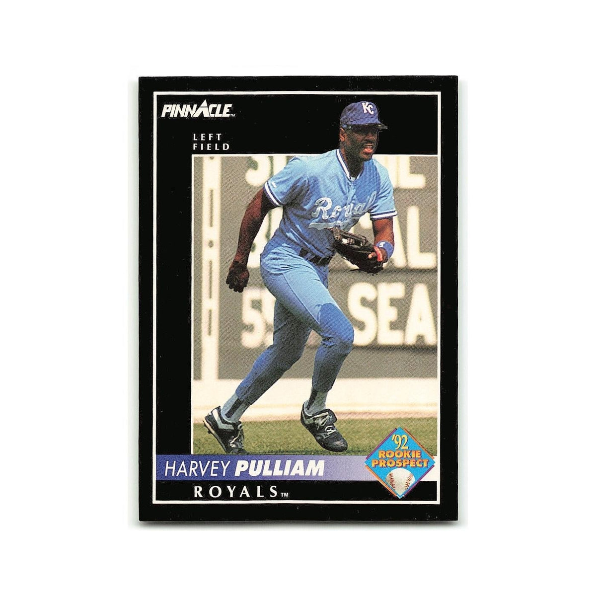 Harvey Pulliam Rookie 1992 Pinnacle #279 Kansas City Royals Baseball Card NM