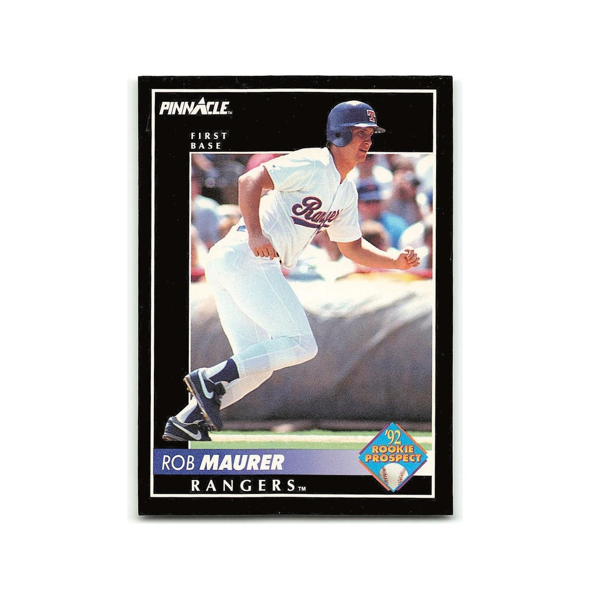 Rob Maurer Rookie 1992 Pinnacle #273 Texas Rangers Baseball Card NM