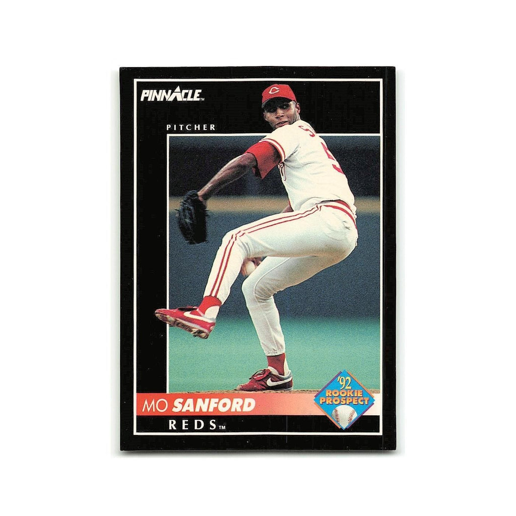 Mo Sanford Rookie 1992 Pinnacle #254 Cincinnati Reds Baseball Card NM