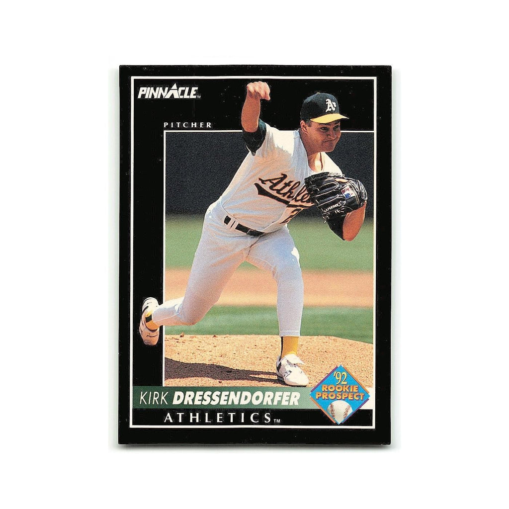 Kirk Dressendorfer Rookie 1992 Pinnacle #270 Oakland Athletics Baseball Card NM
