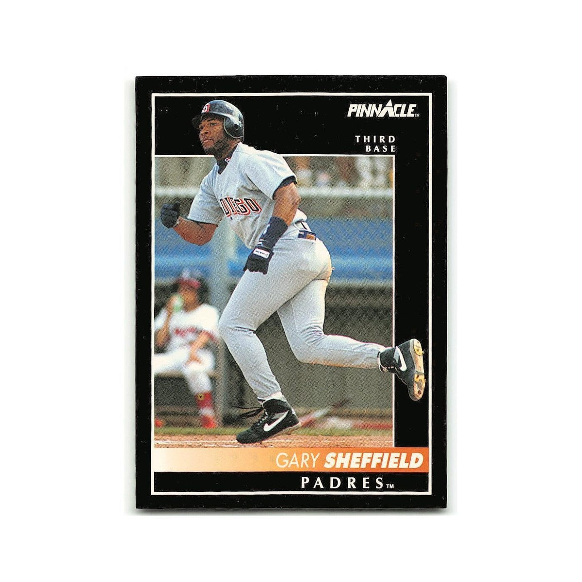 Gary Sheffield 1992 Pinnacle #235 San Diego Padres Baseball Card NM