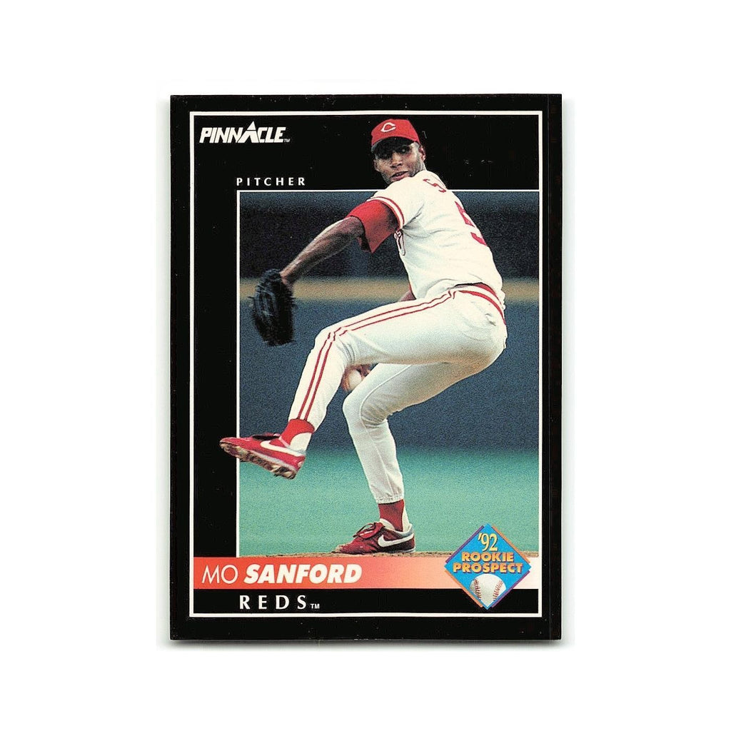 Mo Sanford Rookie 1992 Pinnacle #254 Cincinnati Reds Baseball Card NM