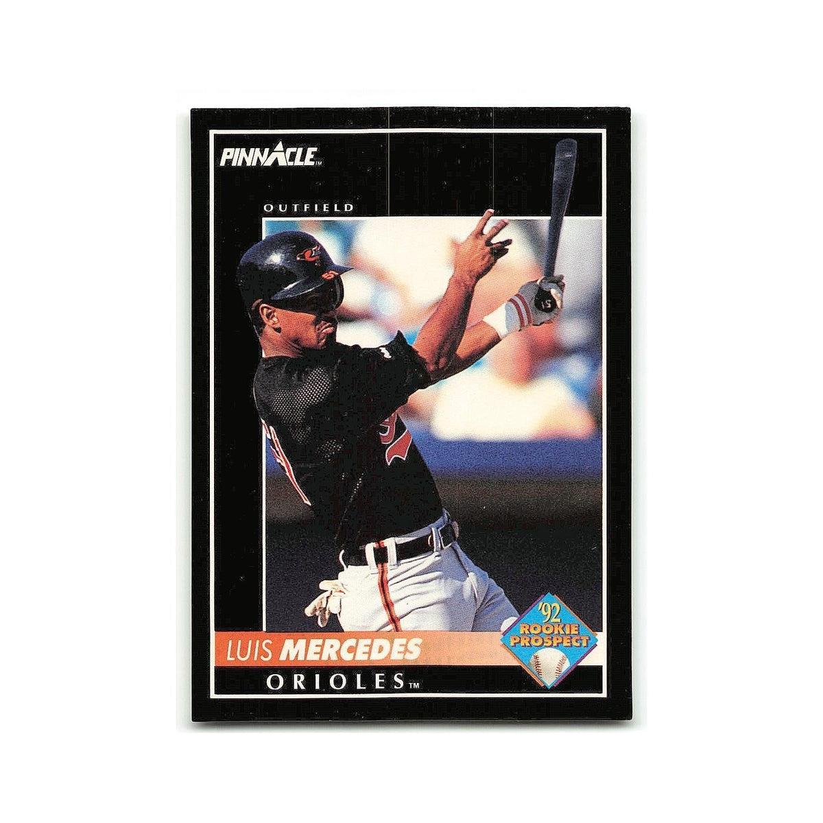Luis Mercedes Rookie 1992 Pinnacle #248 Baltimore Orioles Baseball Card NM