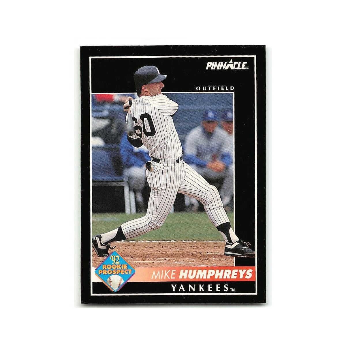 Mike Humphreys Rookie 1992 Pinnacle #277 New York Yankees Baseball Card NM