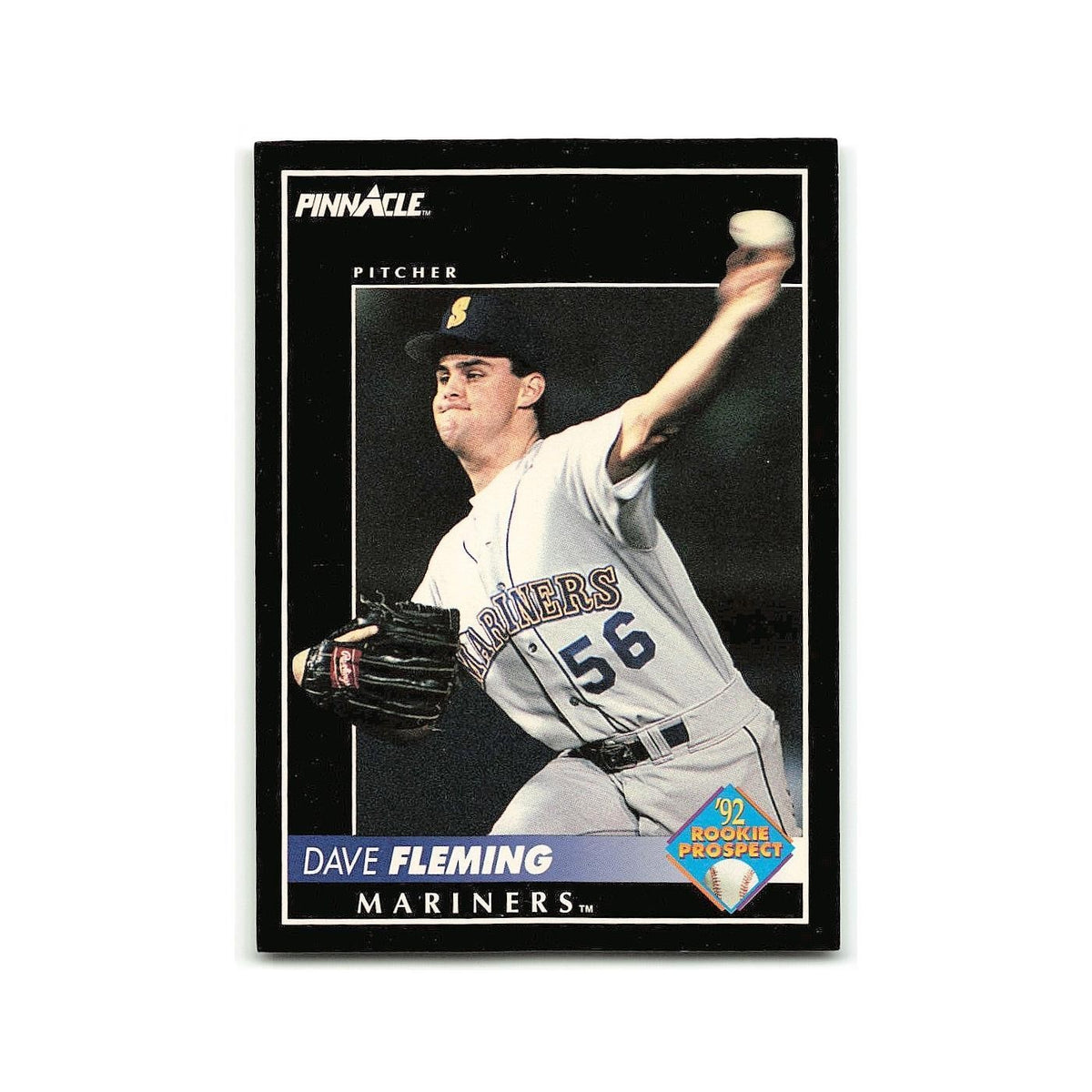 Dave Fleming Rookie 1992 Pinnacle #275 Seattle Mariners Baseball Card NM