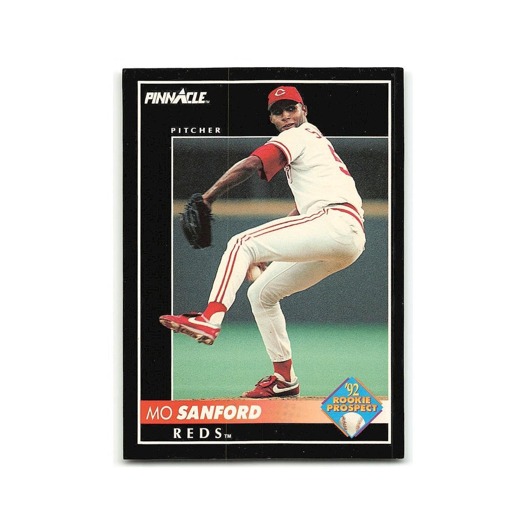Mo Sanford Rookie 1992 Pinnacle #254 Cincinnati Reds Baseball Card NM
