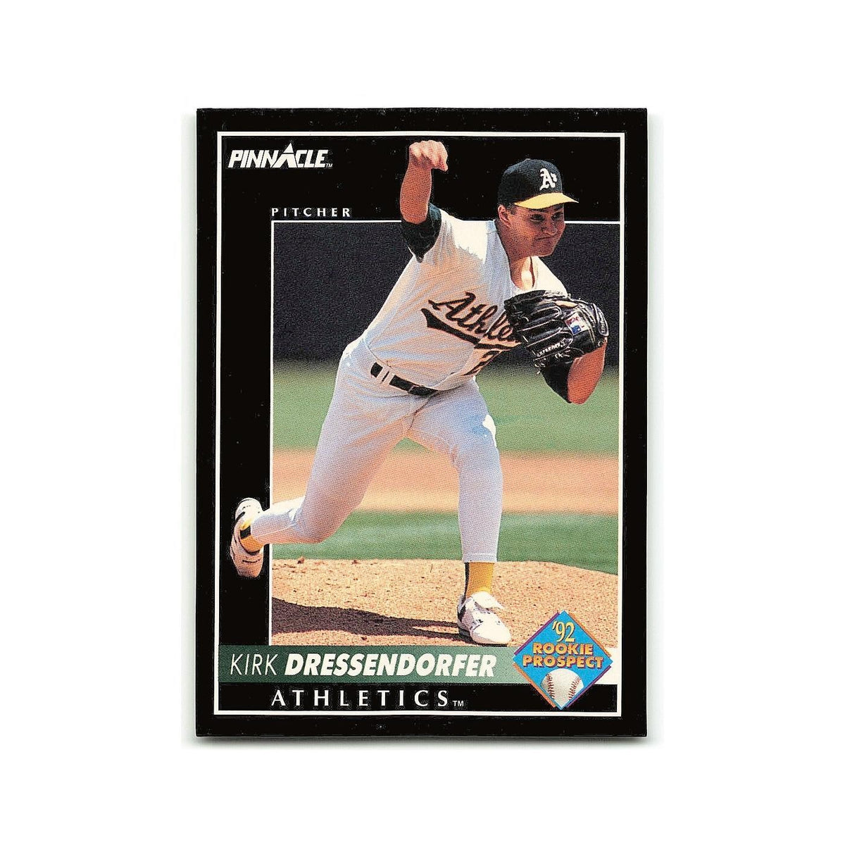 Kirk Dressendorfer Rookie 1992 Pinnacle #270 Oakland Athletics Baseball Card NM