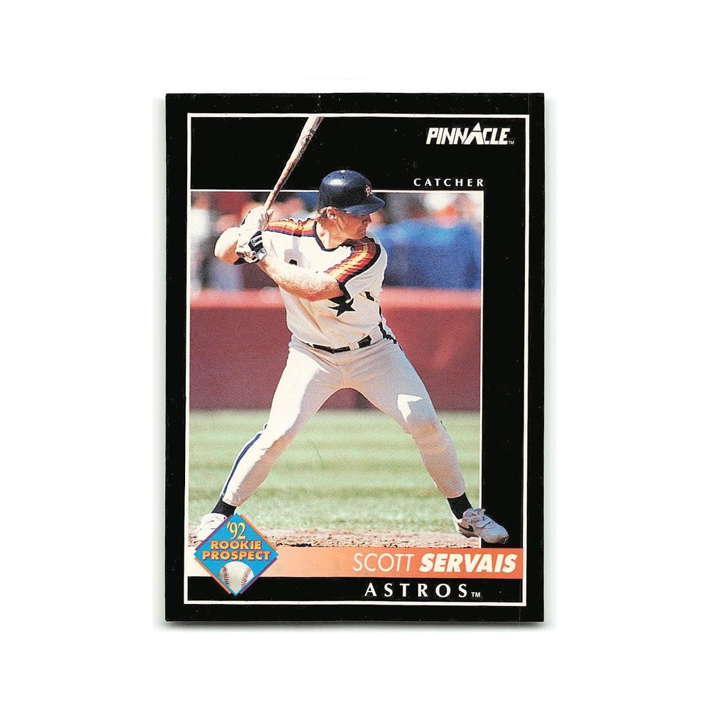 Scott Servais Rookie 1992 Pinnacle #255 Houston Astros Baseball Card NM