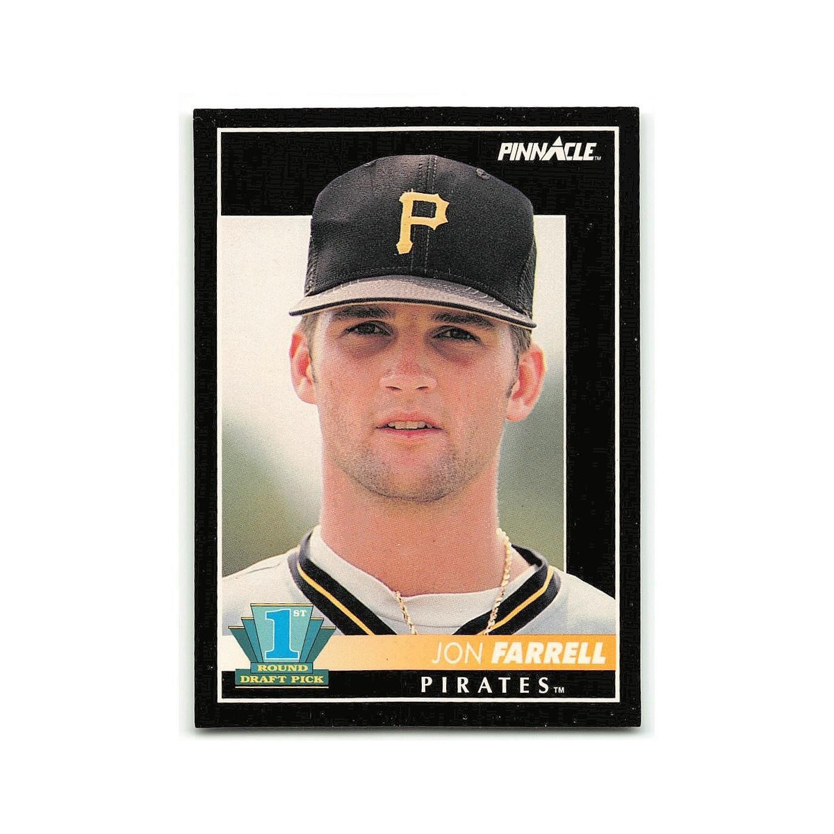 Jon Farrell Rookie 1992 Pinnacle #299 Pittsburgh Pirates Baseball Card NM