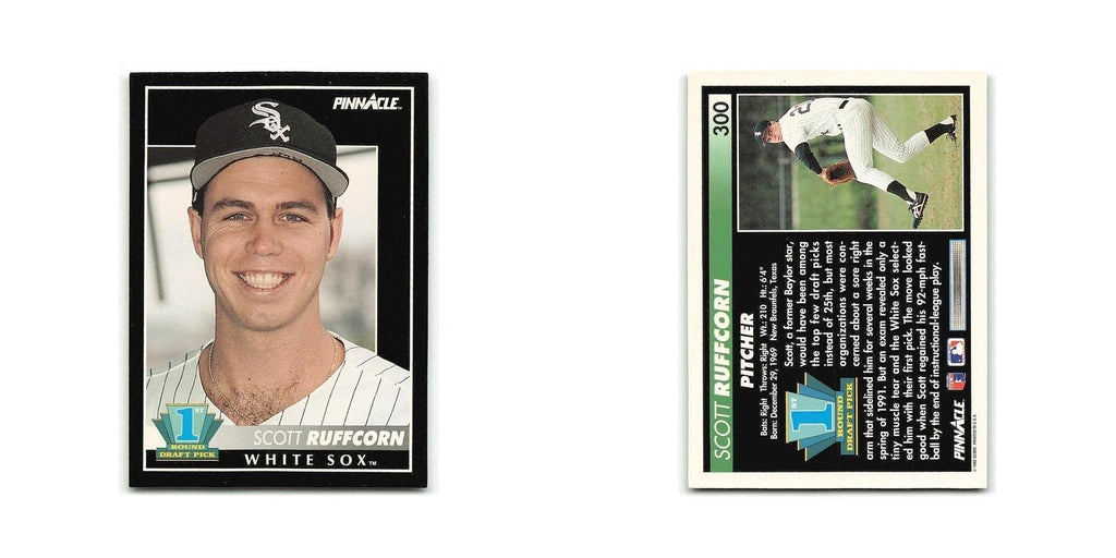 Scott Ruffcorn Rookie 1992 Pinnacle #300 Chicago White Sox Baseball Card NM