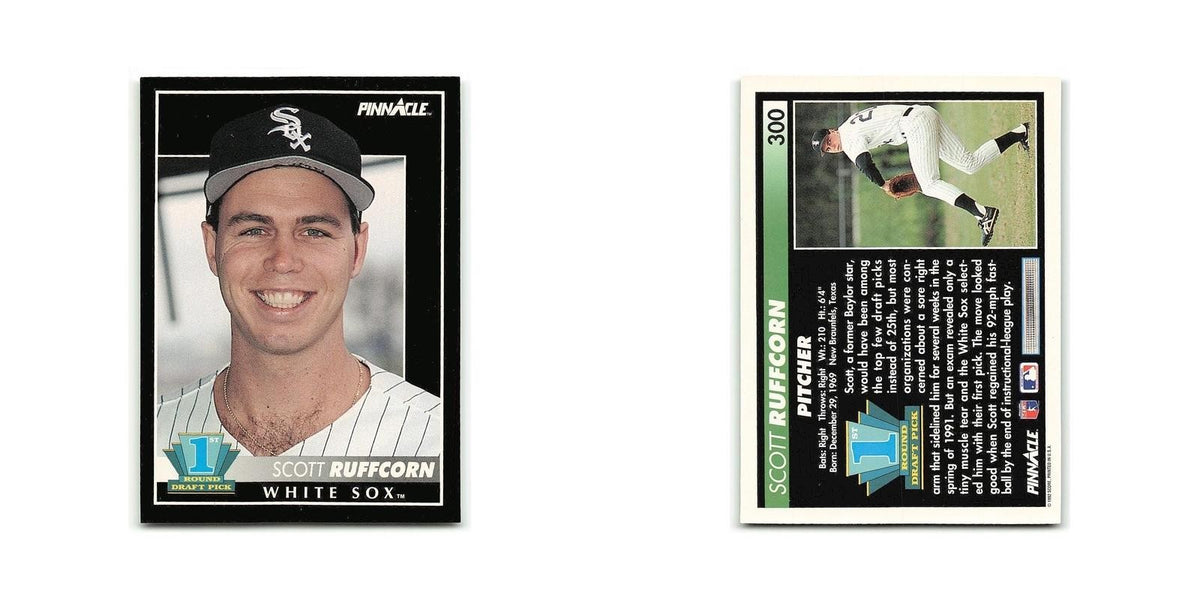 Scott Ruffcorn Rookie 1992 Pinnacle #300 Chicago White Sox Baseball Card NM