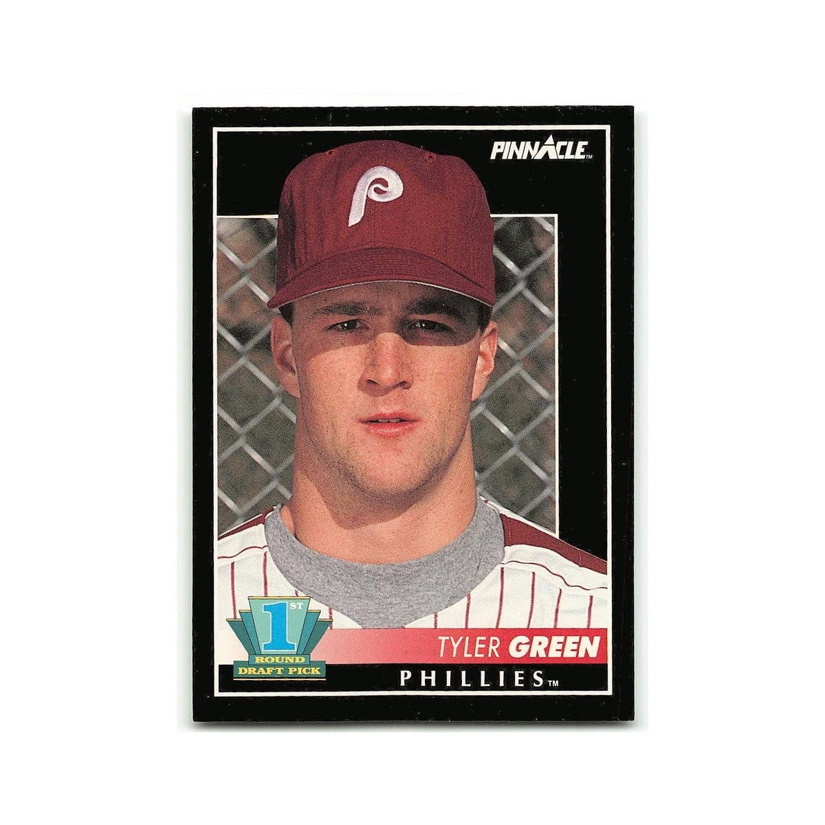 Tyler Green Rookie 1992 Pinnacle #303 Philadelphia Phillies Baseball Card NM