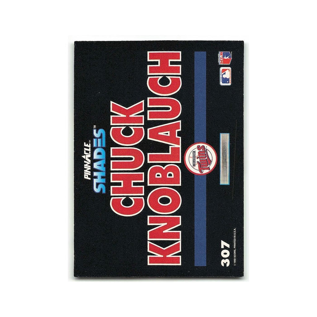 Chuck Knoblauch 1992 Pinnacle #307 Minnesota Twins Baseball Card NM