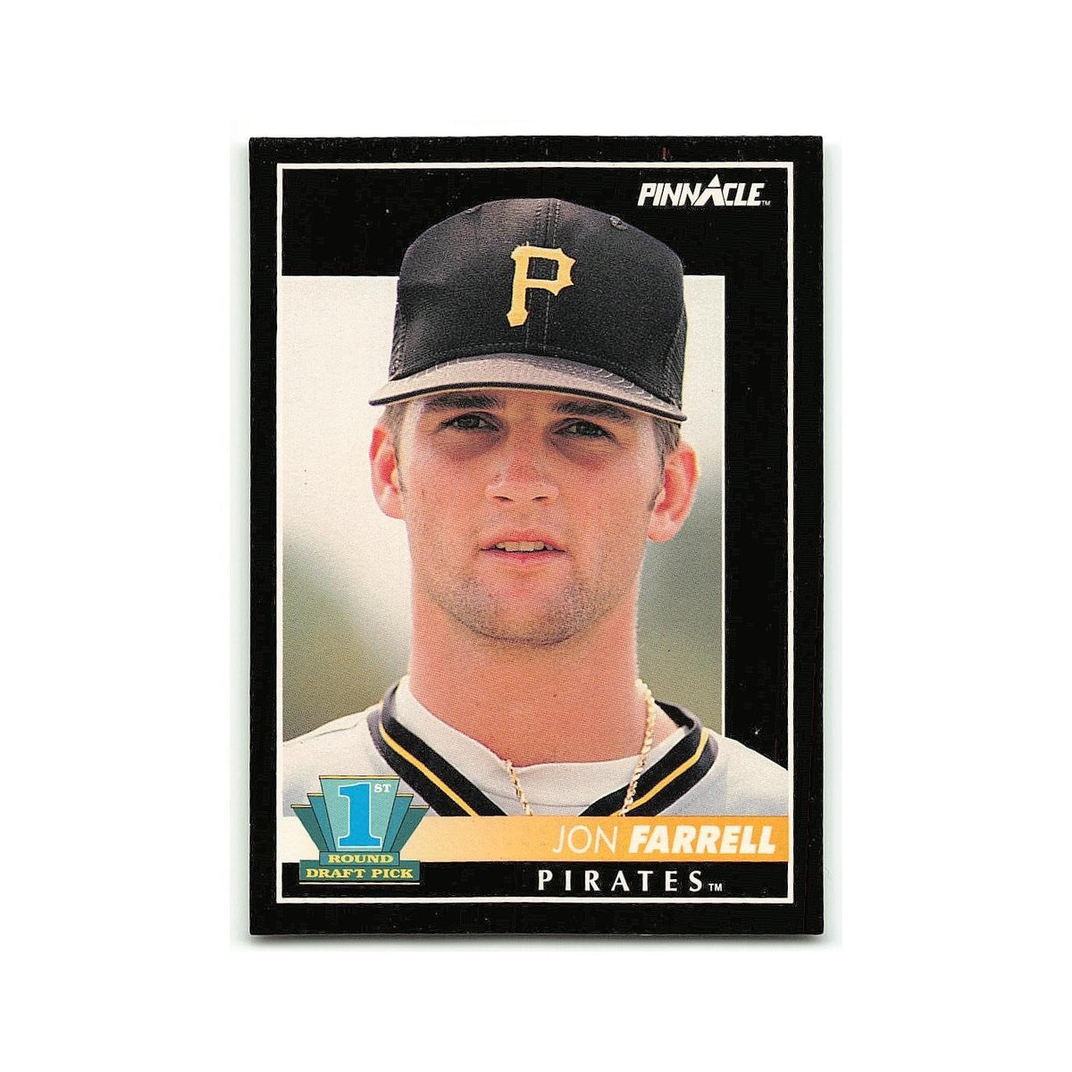 Jon Farrell Rookie 1992 Pinnacle #299 Pittsburgh Pirates Baseball Card NM