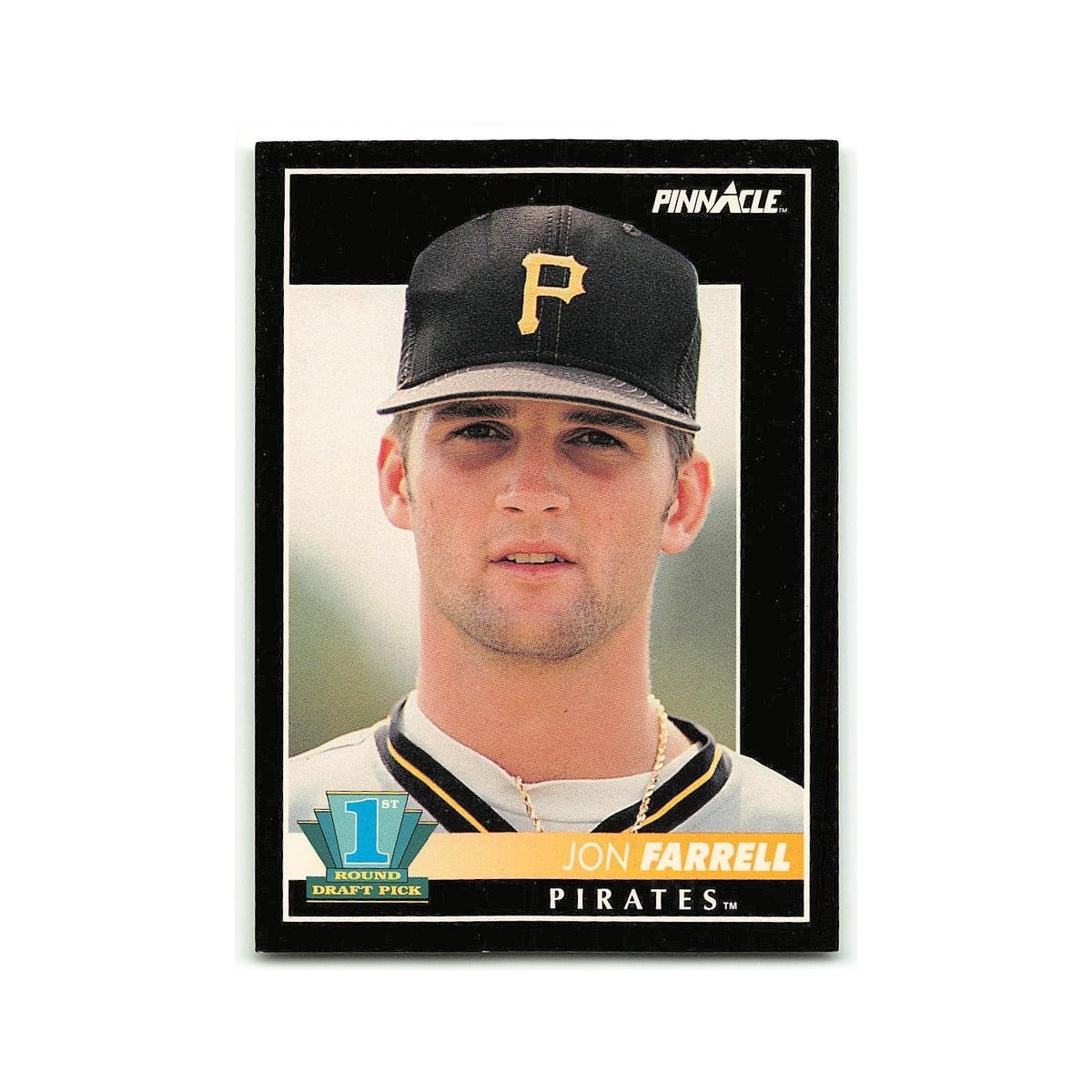 Jon Farrell Rookie 1992 Pinnacle #299 Pittsburgh Pirates Baseball Card NM