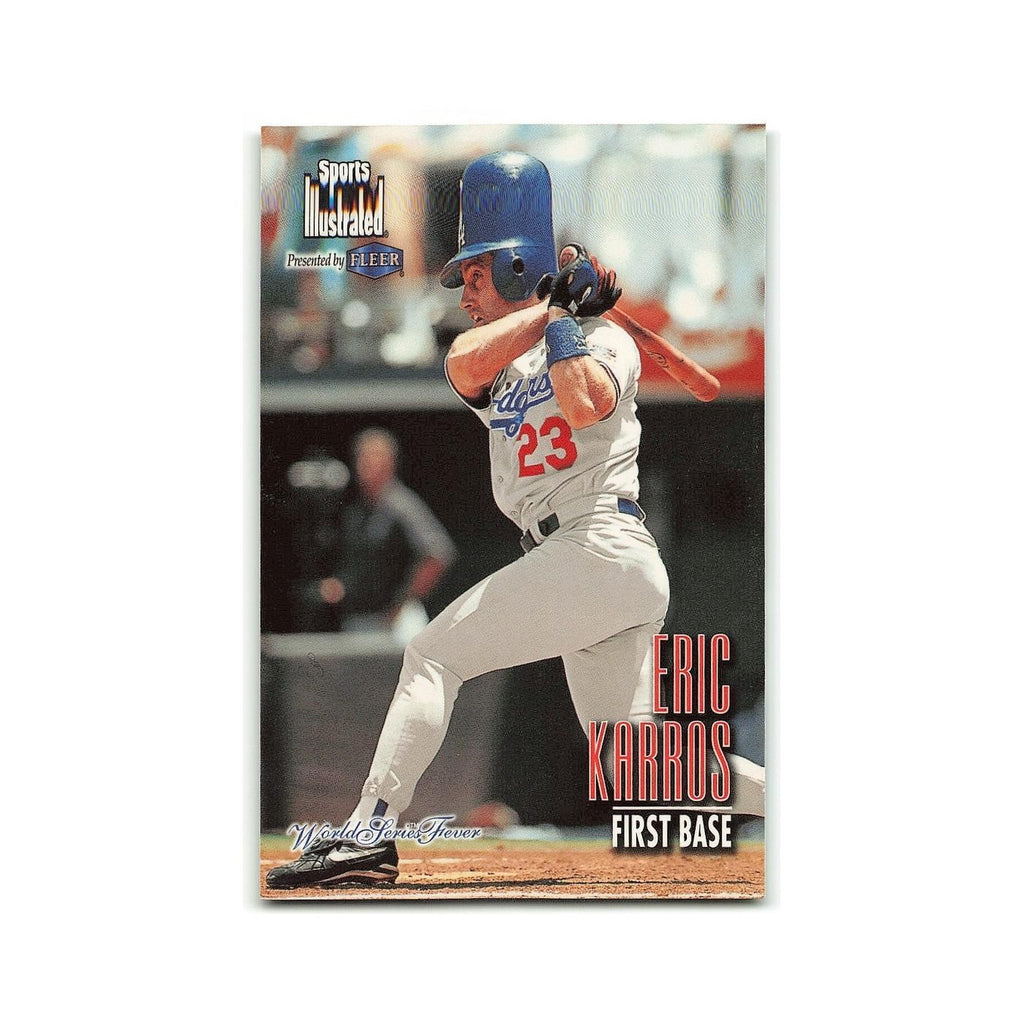 Eric Karros Sports Illustrated World Fever 1998 Fleer #70 Los Angeles Dodgers NM