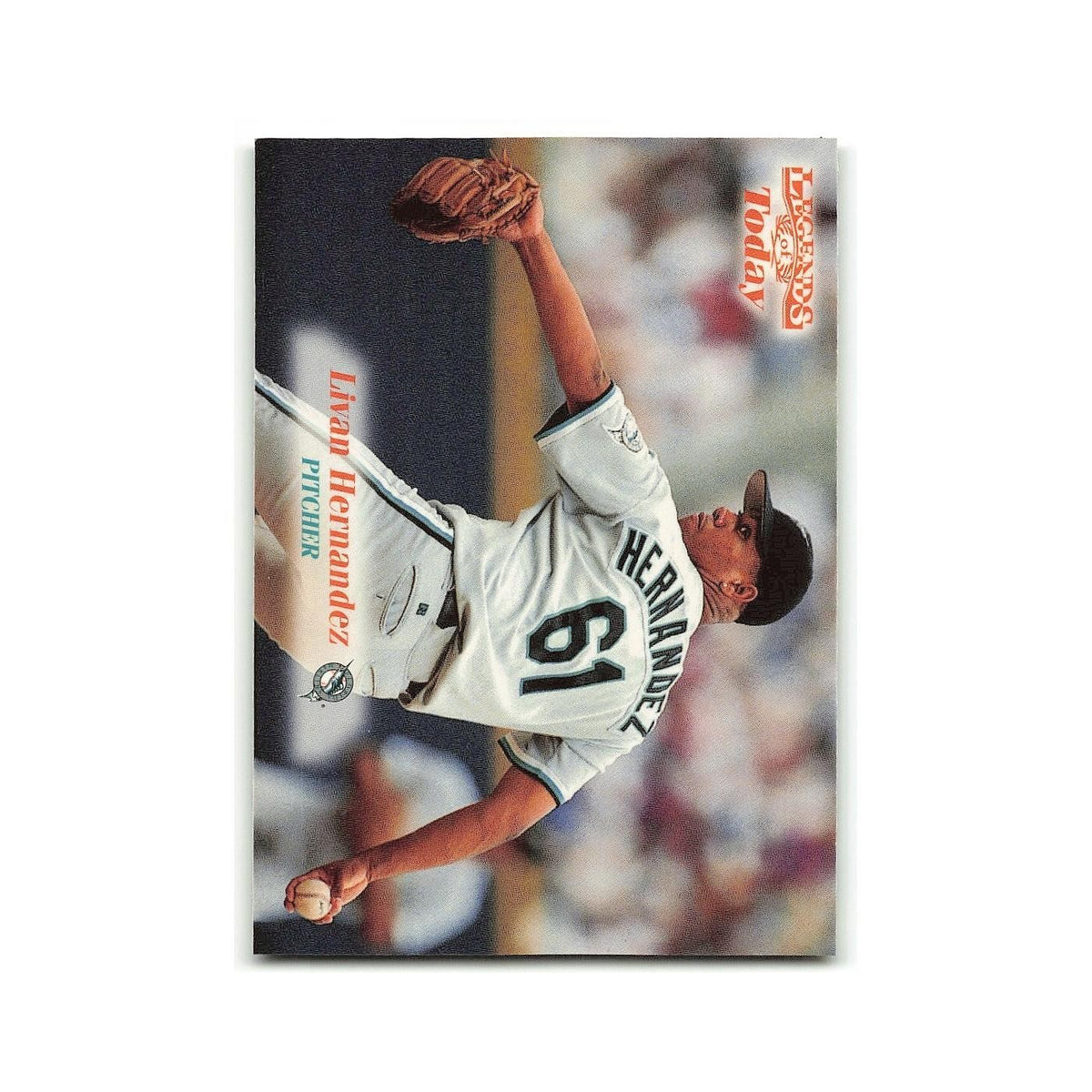 Livan Hernandez 1998 Fleer #91 Florida Marlins Baseball Card NM