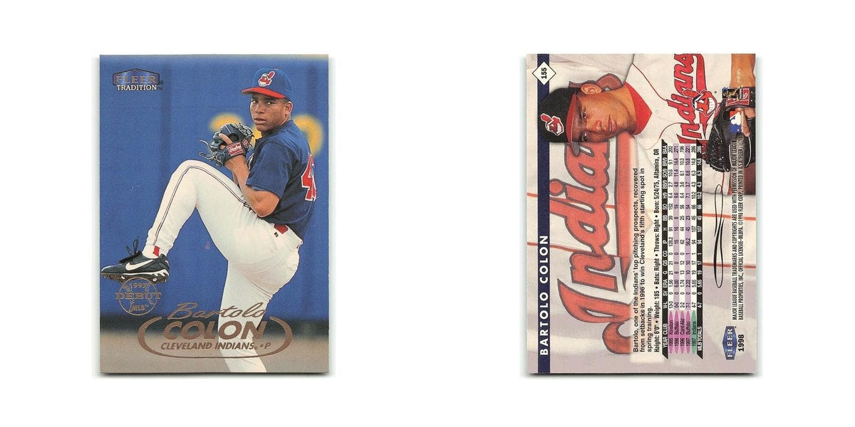 Bartolo Colon 1998 Fleer Tradition #155 Cleveland Indians Baseball Card NM