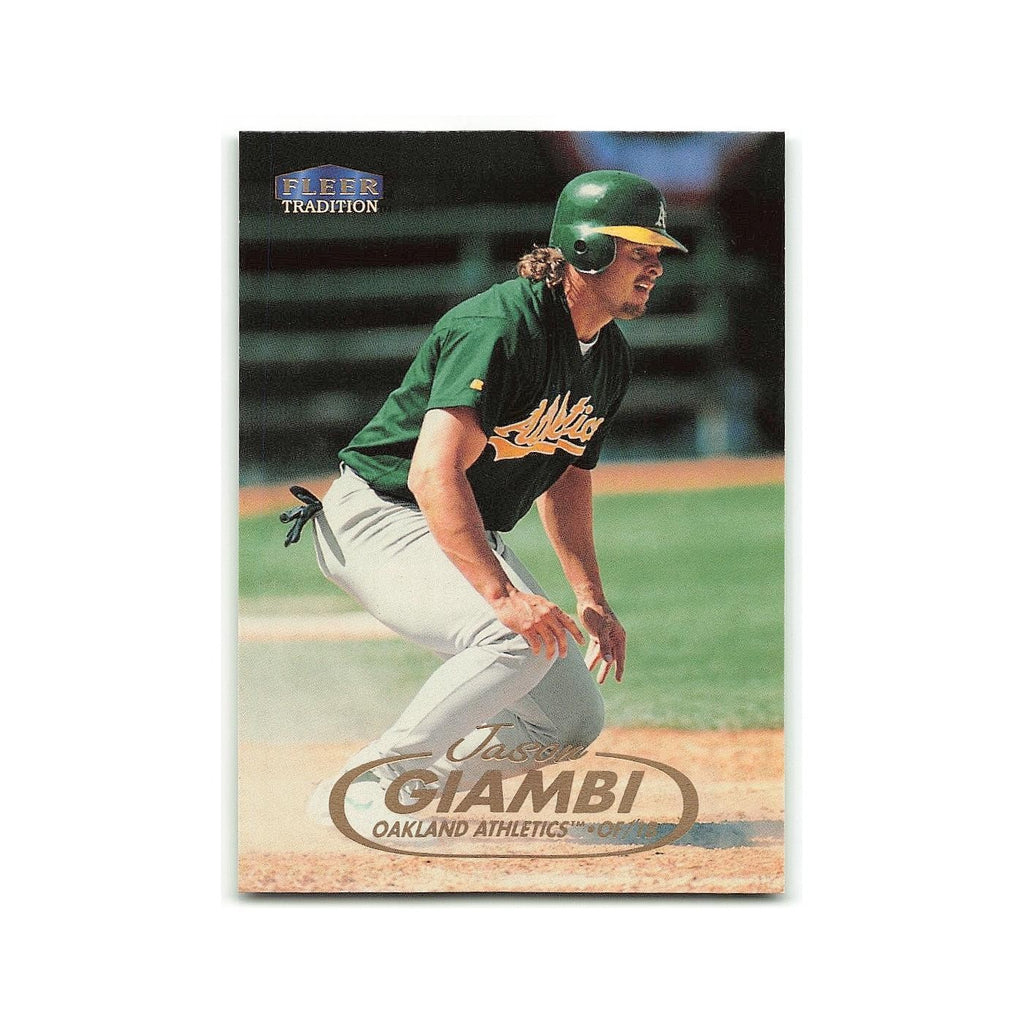 Jason Giambi 1998 Fleer Tradition #145 Oakland Athletics Baseball Card NM