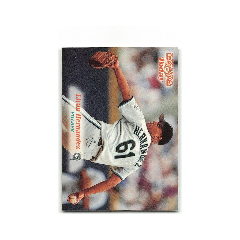 Livan Hernandez 1998 Fleer #91 Florida Marlins Baseball Card NM
