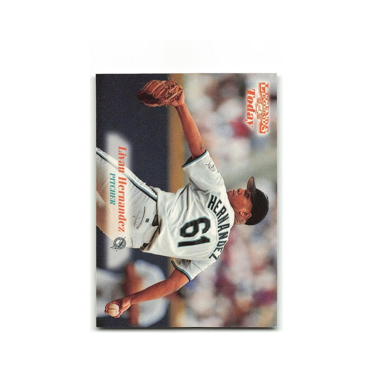 Livan Hernandez 1998 Fleer #91 Florida Marlins Baseball Card NM