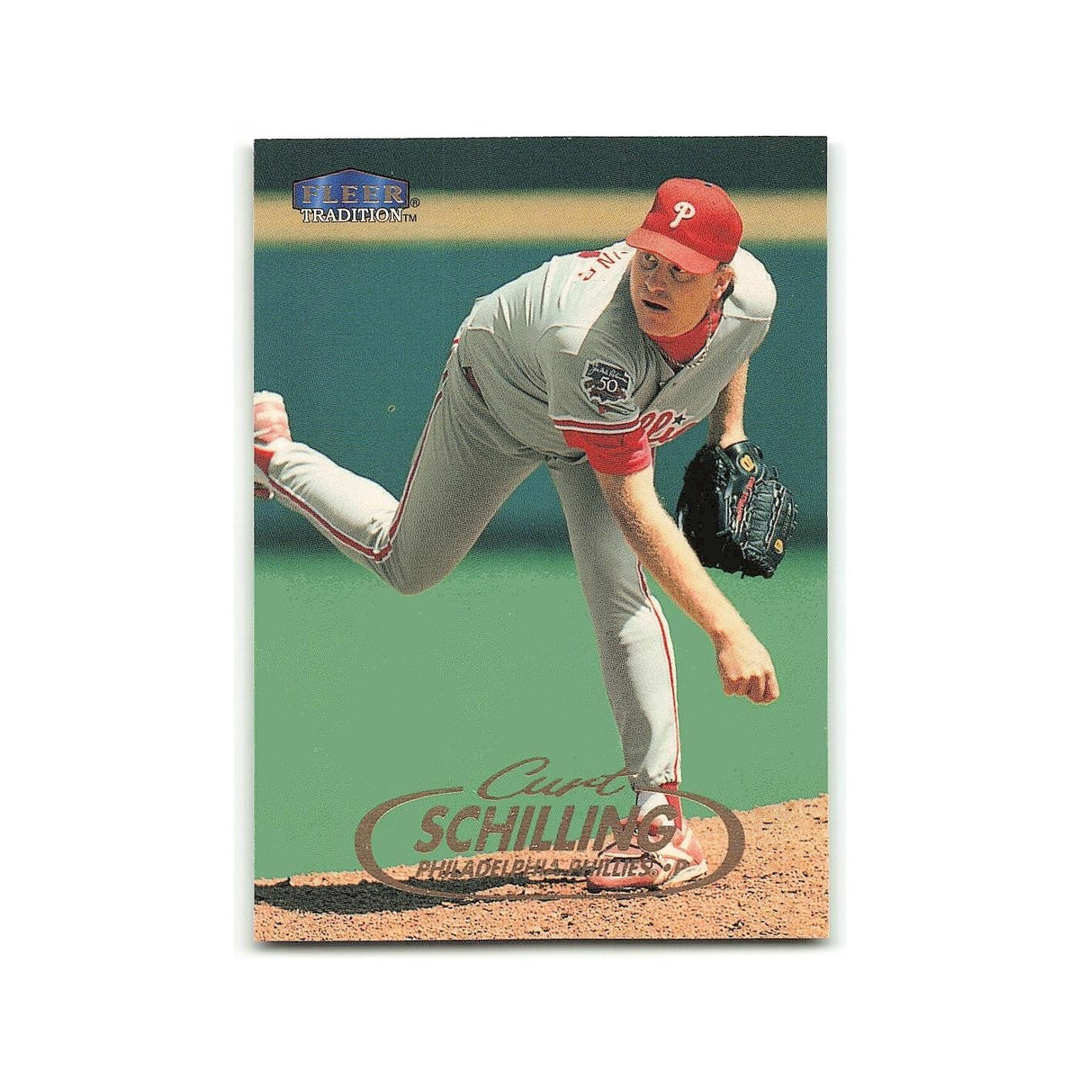 Curt Schilling 1998 Fleer Tradition #38 Philadelphia Phillies Baseball Card NM