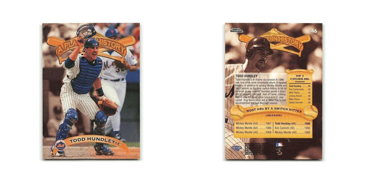 Todd Hundley Sports Illustrated World Fever 1998 Fleer #46 New York Mets NM
