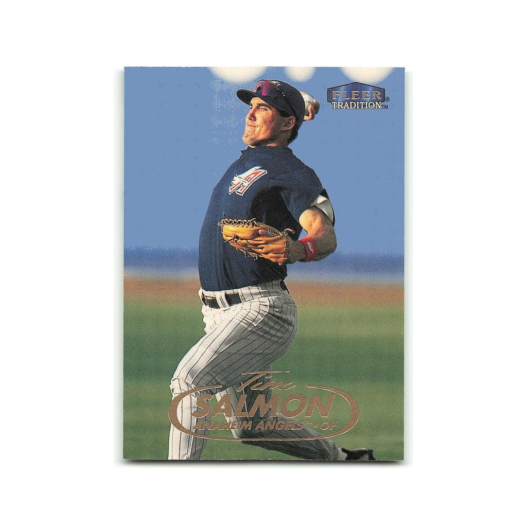 Tim Salmon 1998 Fleer Tradition #15 Anaheim Angels Baseball Card NM
