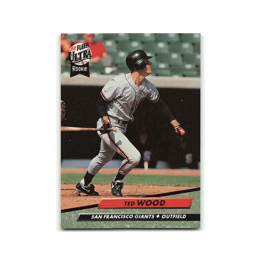 Ted Wood Rookie 1992 Fleer Ultra #597 San Francisco Giants Baseball Card NM