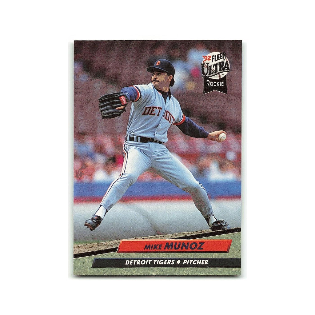 Mike Munoz Rookie 1992 Fleer Ultra #367 Detroit Tigers Baseball Card NM