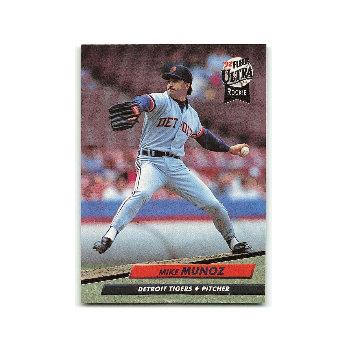 Mike Munoz Rookie 1992 Fleer Ultra #367 Detroit Tigers Baseball Card NM