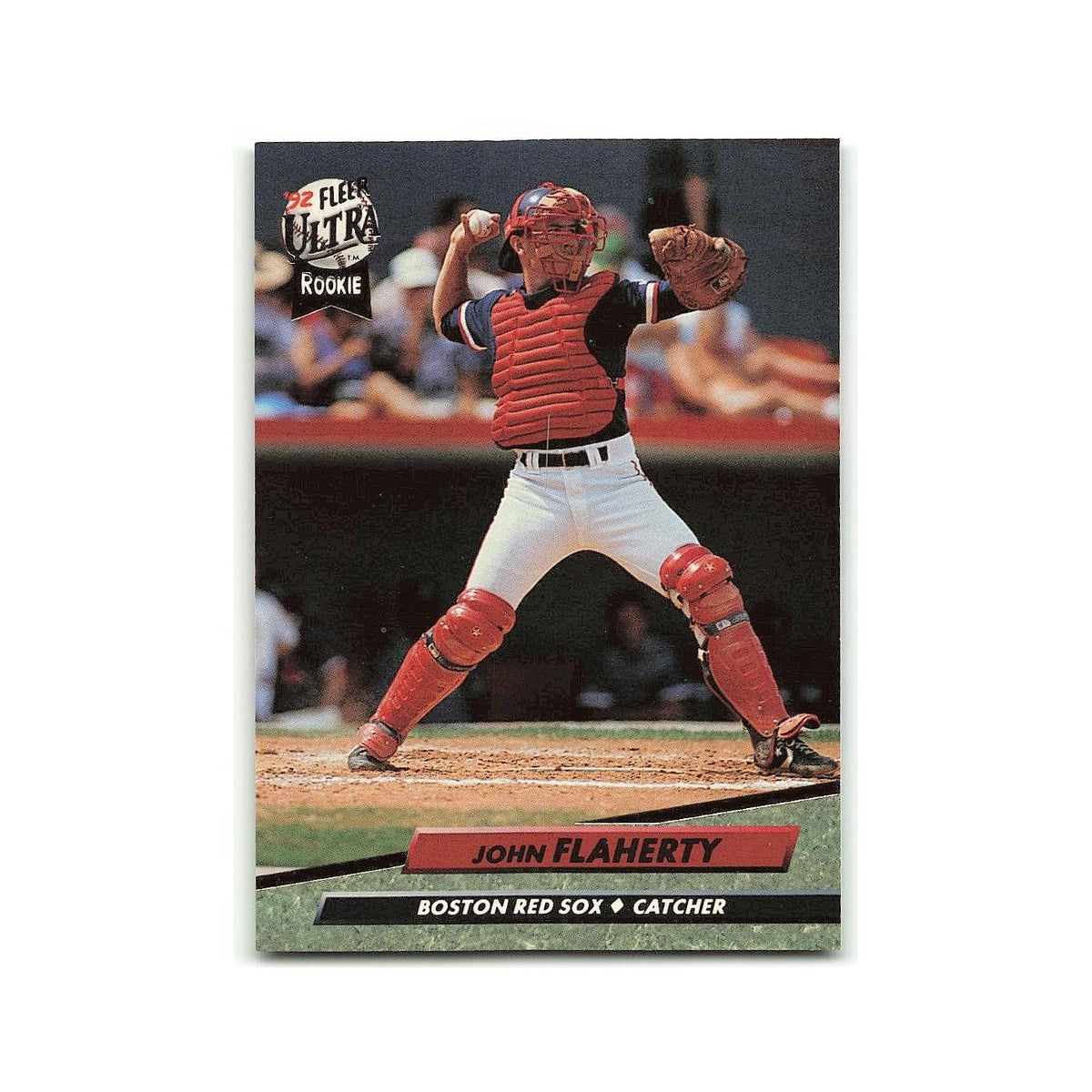 John Flaherty Rookie 1992 Fleer Ultra #313 Boston Red Sox Baseball Card NM