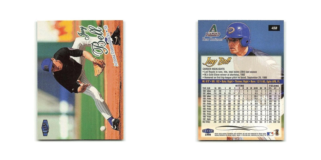 Jay Bell 1998 Fleer Ultra #458 Arizona Diamondbacks Baseball Card NM