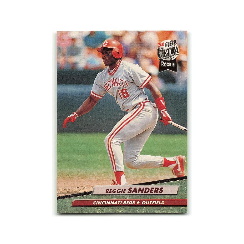 Reggie Sanders Rookie 1992 Fleer Ultra #486 Cincinnati Reds Baseball Card NM