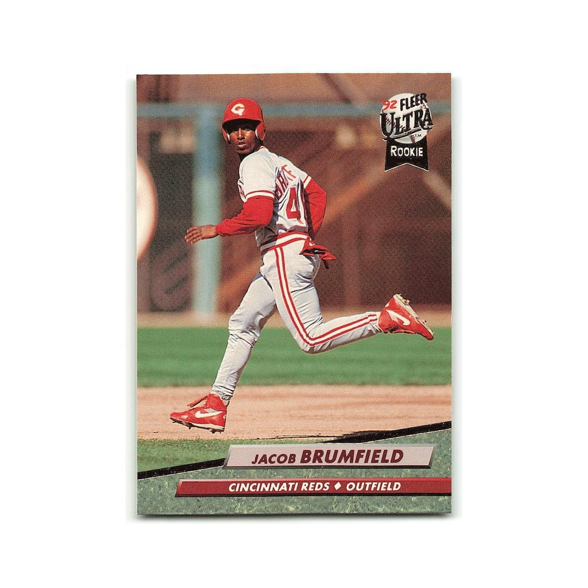 Jacob Brumfield Rookie 1992 Fleer Ultra #481 Cincinnati Reds Baseball Card NM