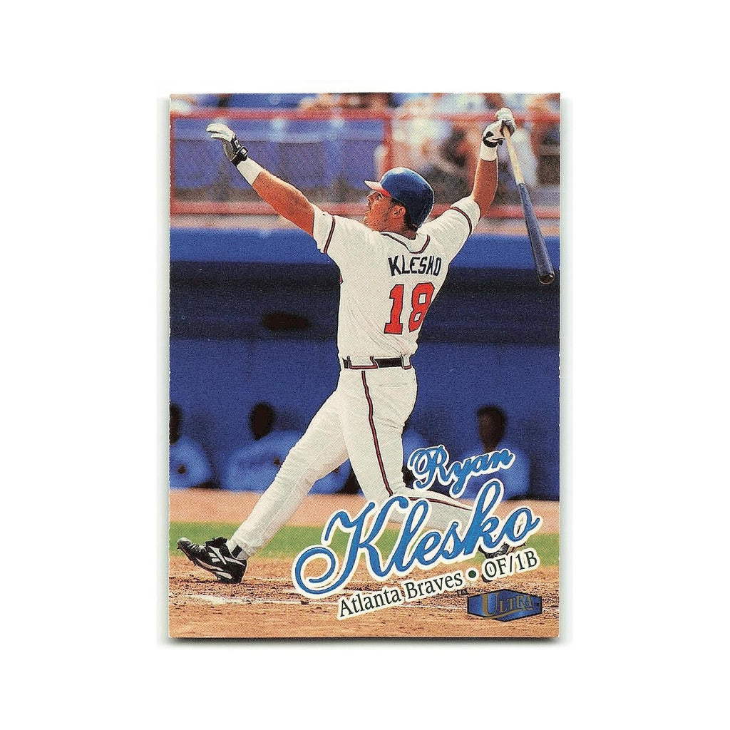 Ryan Klesko 1998 Fleer Ultra #87 Atlanta Braves Baseball Card NM