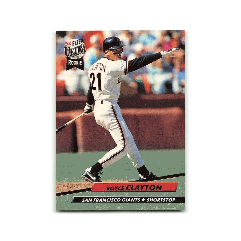 Royce Clayton Rookie 1992 Fleer Ultra #288 San Francisco Giants Baseball Card NM