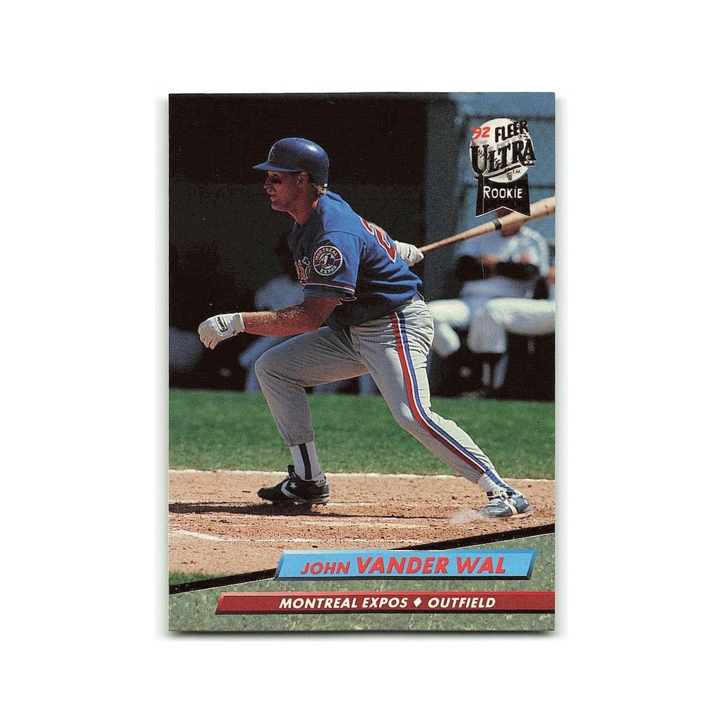 John Vander Wal Rookie 1992 Fleer Ultra #523 Montreal Expos Baseball Card NM