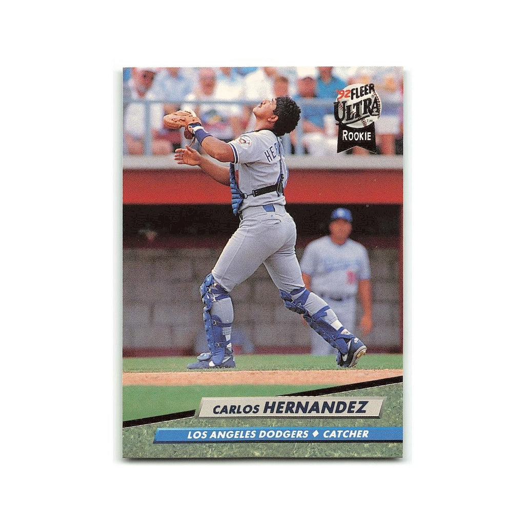 Carlos Hernandez Rookie 1992 Fleer Ultra #506 Los Angeles Dodgers NM