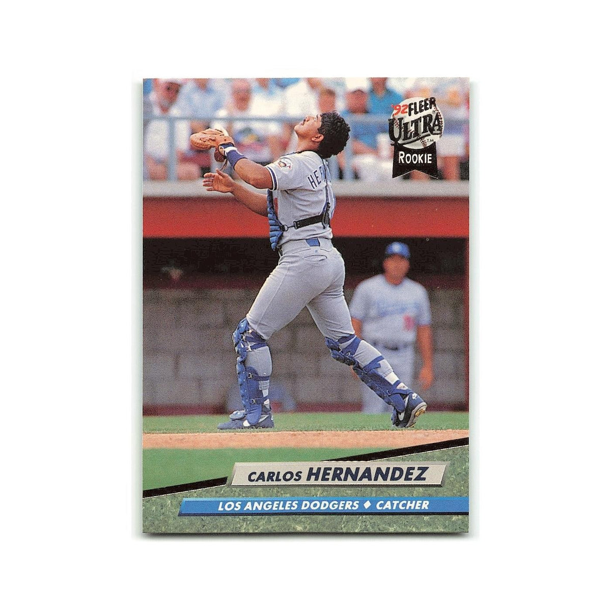 Carlos Hernandez Rookie 1992 Fleer Ultra #506 Los Angeles Dodgers NM