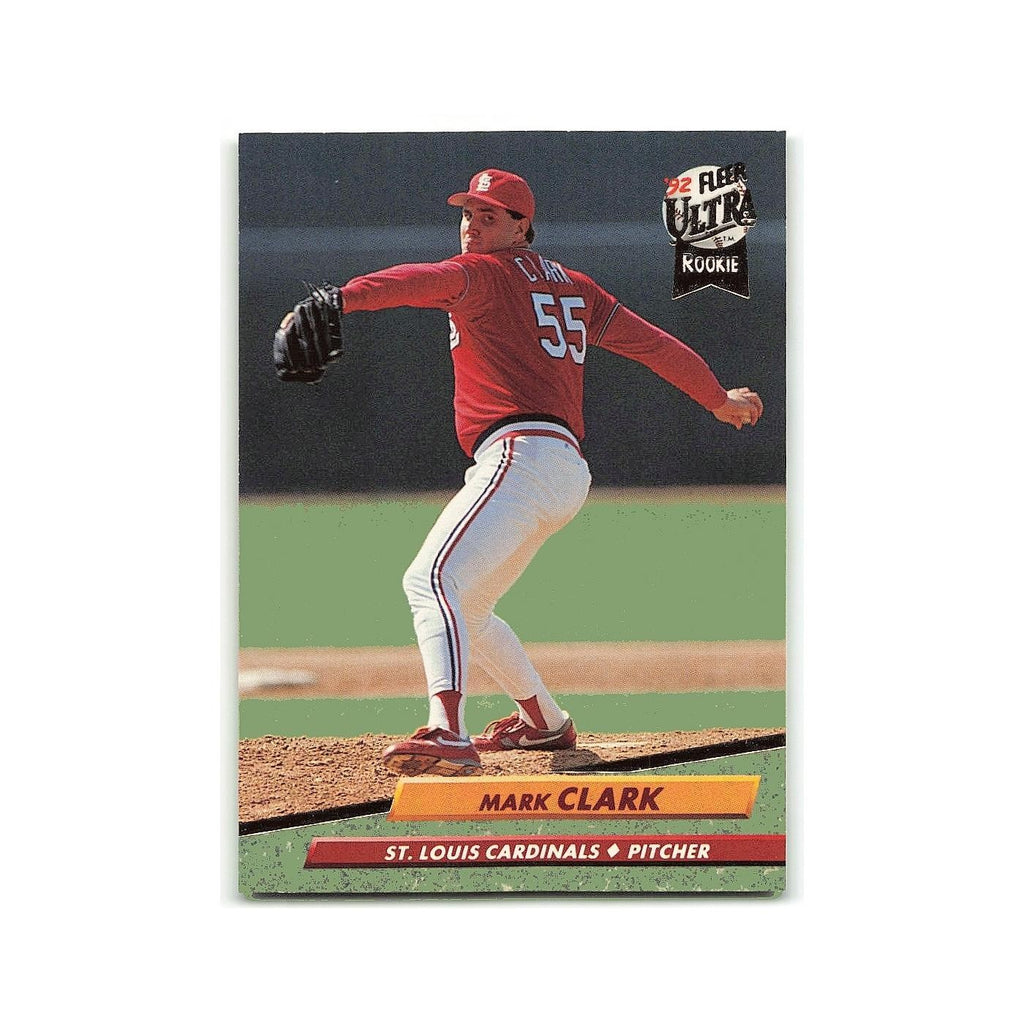 Mark Clark Rookie 1992 Fleer Ultra #564 St. Louis Cardinals Baseball Card NM