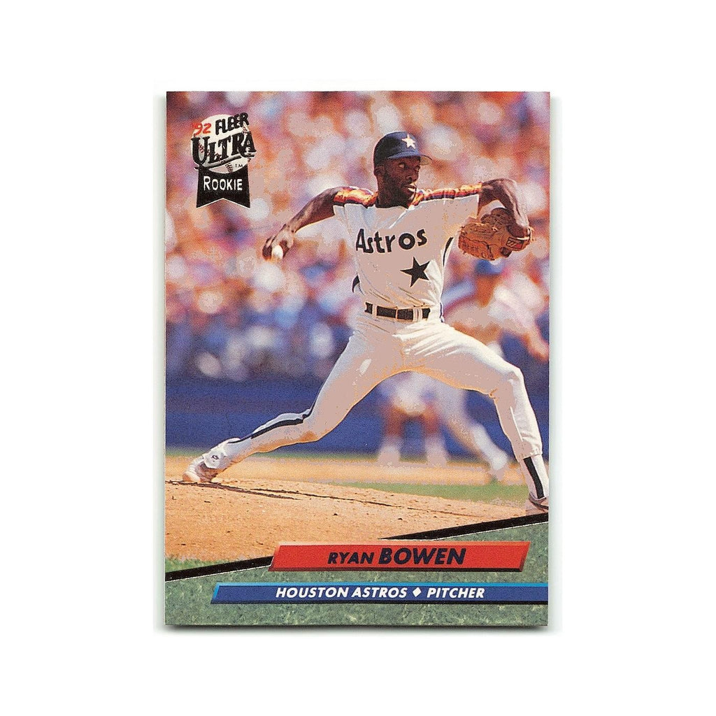 Ryan Bowen Rookie 1992 Fleer Ultra #488 Houston Astros Baseball Card NM