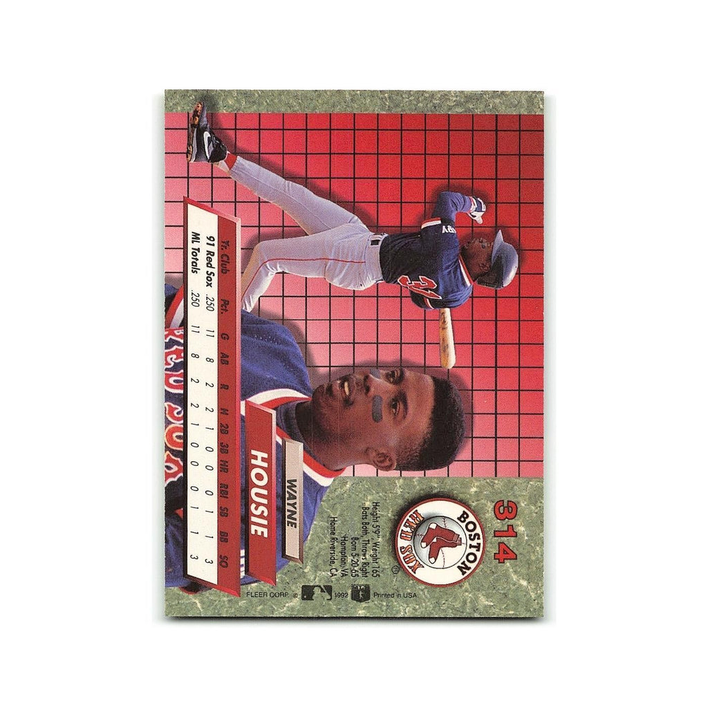 Wayne Housie Rookie 1992 Fleer Ultra #314 Boston Red Sox Baseball Card NM