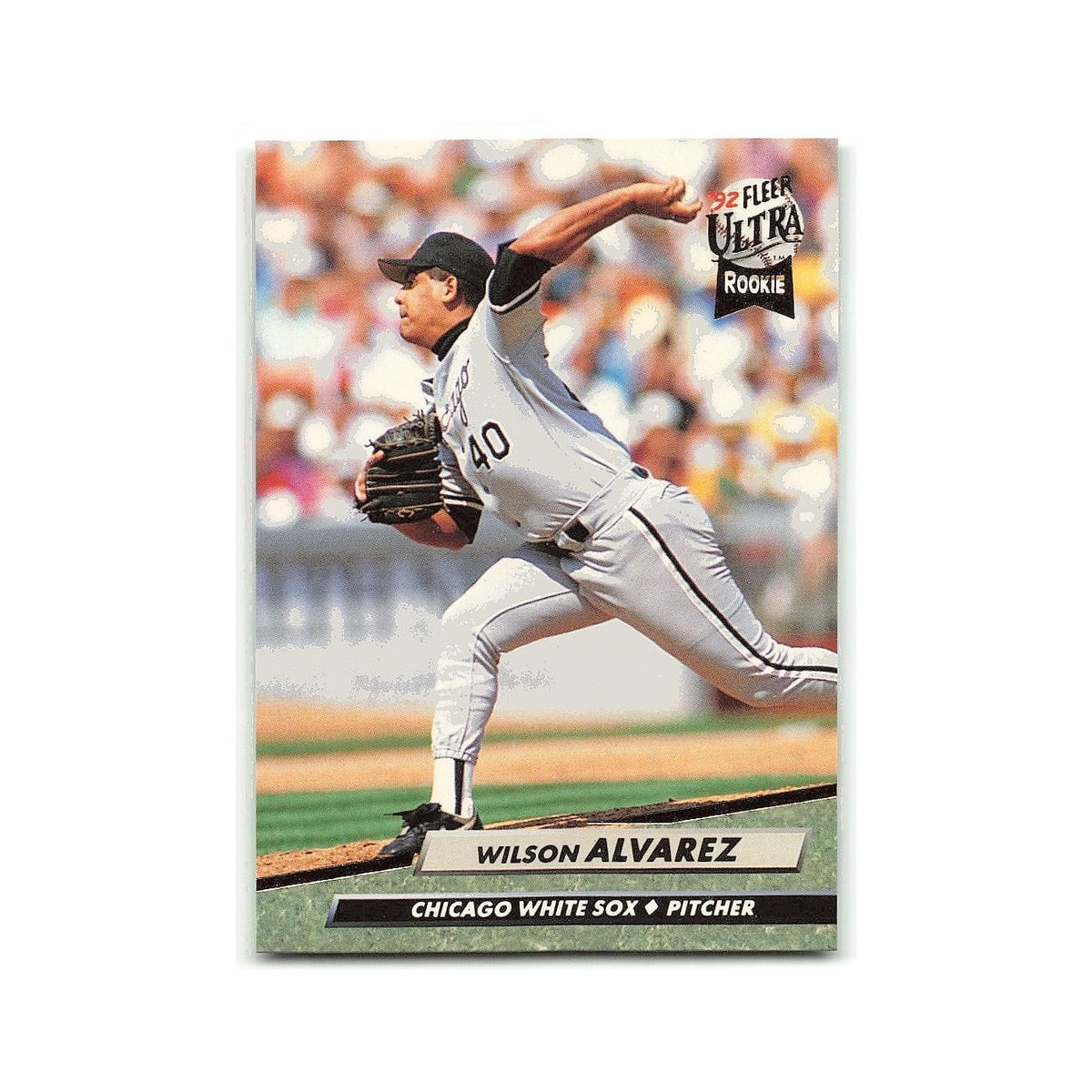 Wilson Alvarez Rookie 1992 Fleer Ultra #32 Chicago White Sox Baseball Card NM