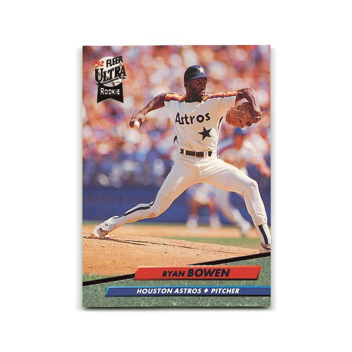Ryan Bowen Rookie 1992 Fleer Ultra #488 Houston Astros Baseball Card NM