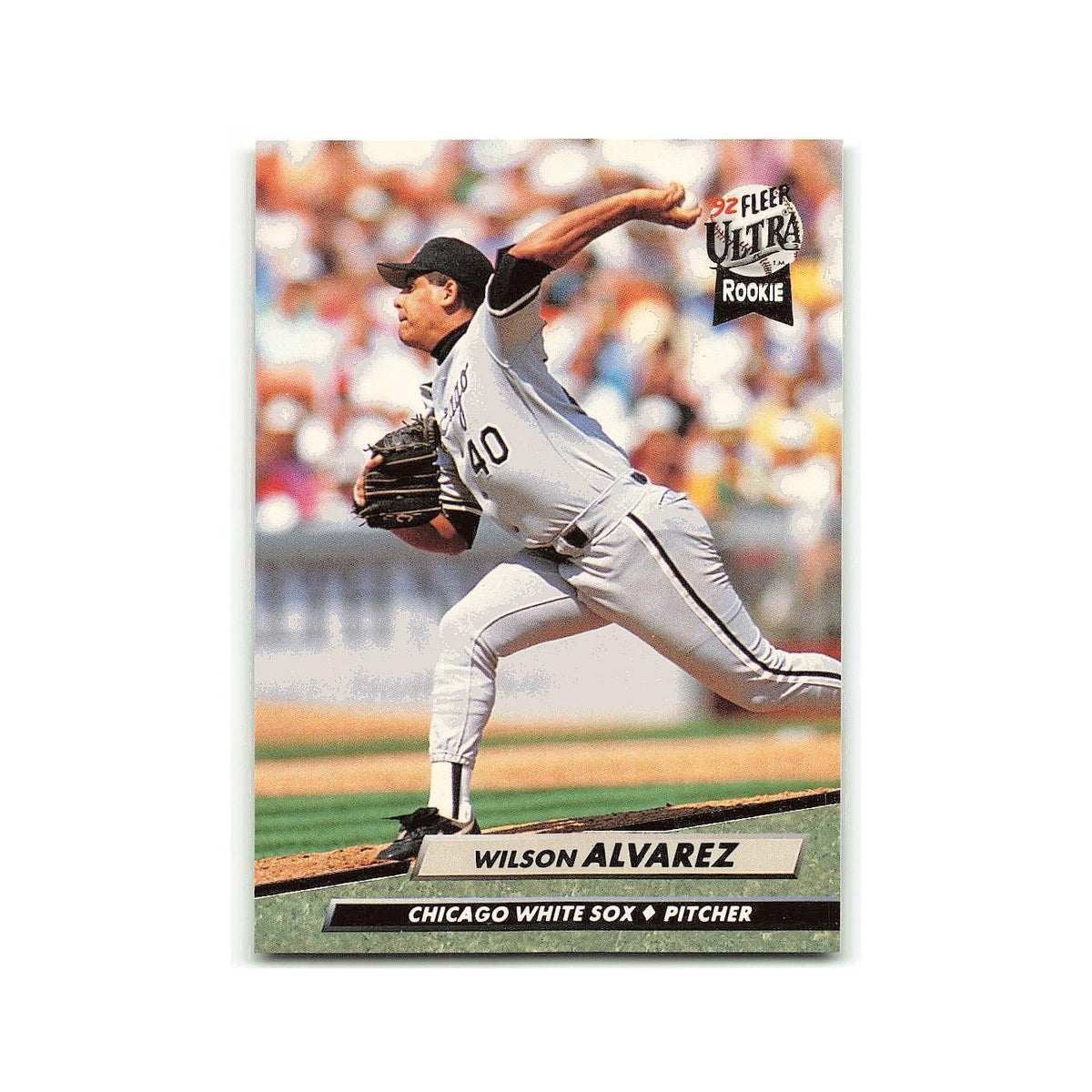 Wilson Alvarez Rookie 1992 Fleer Ultra #32 Chicago White Sox Baseball Card NM