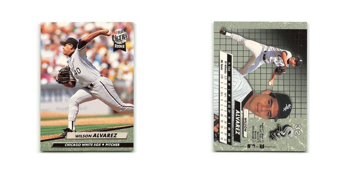Wilson Alvarez Rookie 1992 Fleer Ultra #32 Chicago White Sox Baseball Card NM