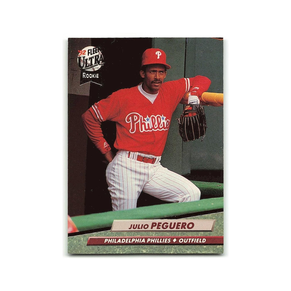 Julio Peguero Rookie 1992 Fleer Ultra #547 Philadelphia Phillies NM