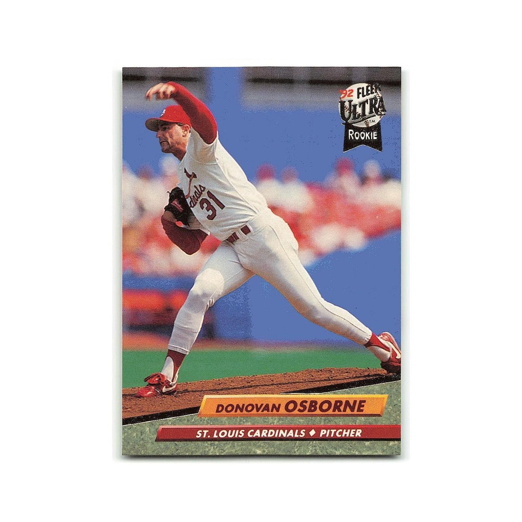 Donovan Osborne Rookie 1992 Fleer Ultra #570 St. Louis Cardinals NM
